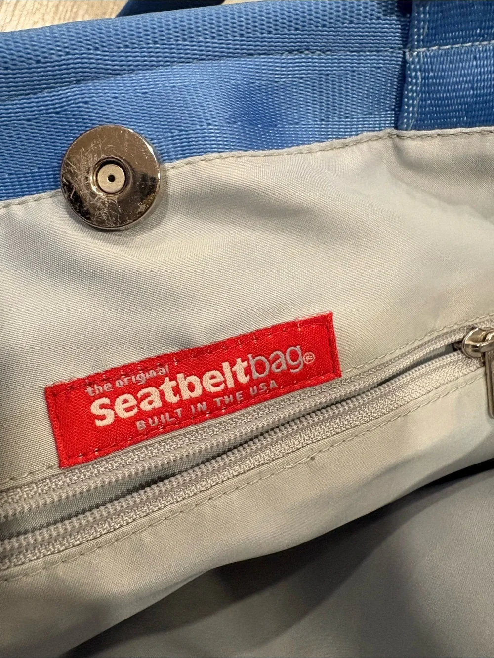 NWOT Harvey's Original Seatbelt Bag Woven Medium Large Tote